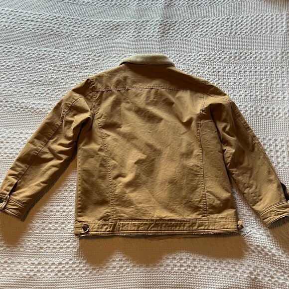 Men's Kasild Tan Jacket, Super Soft Fleece Lining Size L - Picture 2 of 4